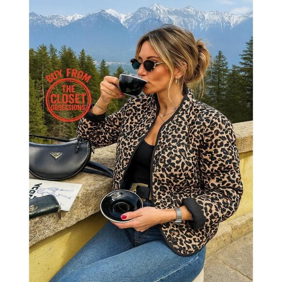 ZARA Leopard Print Jacket NWT - Picture 2 of 16